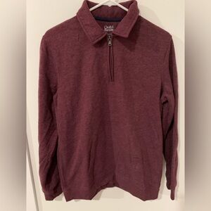 Maroon quarter zip pullover